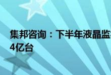 集邦咨询：下半年液晶监视器需求持续走弱全年出货量仅1.4亿台