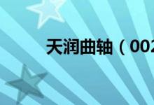 天润曲轴（002283）发行价多少