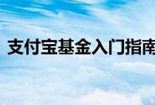 支付宝基金入门指南 支付宝基金入门与技巧