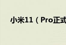 小米11（Pro正式发布 售价4999元起）