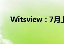 Witsview：7月上旬面板价格持续下降