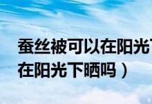蚕丝被可以在阳光下暴晒吗?（蚕丝被可以放在阳光下晒吗）