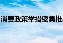 消费政策举措密集推出消费潜力有望继续释放