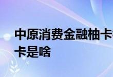 中原消费金融柚卡初审过了 中原消费金融柚卡是啥