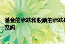 基金的涨跌和股票的涨跌是一样的吗 基金的涨跌和利率有关系吗