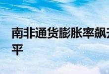 南非通货膨胀率飙升至7.4%为13年来最高水平