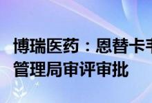 博瑞医药：恩替卡韦原料药通过国家药品监督管理局审评审批