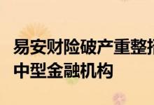 易安财险破产重整招募战略投资者优先考虑大中型金融机构