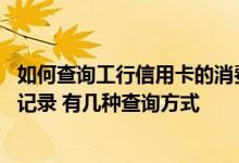 如何查询工行信用卡的消费记录 怎么查询工行信用卡的消费记录 有几种查询方式