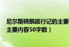尼尔斯骑鹅旅行记的主要内容500字（尼尔斯骑鹅旅行记的主要内容50字数）