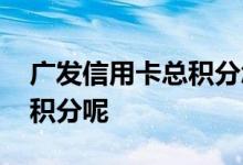 广发信用卡总积分怎么查 广发怎么查信用卡积分呢