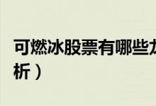 可燃冰股票有哪些龙头股（可燃冰股票名单分析）