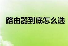 路由器到底怎么选（路由器到底怎么用啊）