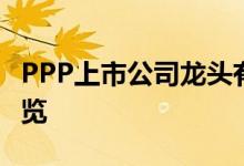 PPP上市公司龙头有哪些PPP上市公司概念一览