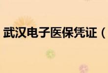 武汉电子医保凭证（怎么样操作你知道了吗）