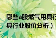哪些a股燃气用具行业个股受益（今日燃气用具行业股价分析）