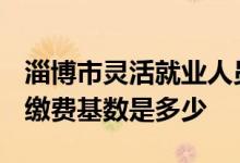 淄博市灵活就业人员养老保险缴费标准2022 缴费基数是多少 