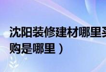 沈阳装修建材哪里买（沈阳家居建材最好的团购是哪里）