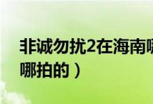 非诚勿扰2在海南哪里拍摄的（非诚勿扰2在哪拍的）