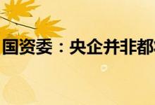 国资委：央企并非都将变成国有资本投资公司