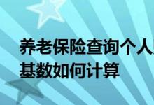 养老保险查询个人账户明细查询怎么查 缴费基数如何计算 
