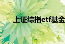 上证综指etf基金 上证综指ETF是什么