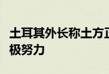 土耳其外长称土方正为消除粮食出口障碍做积极努力