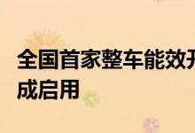 全国首家整车能效开发试验室在北京经开区落成启用