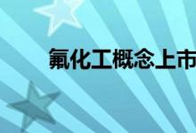 氟化工概念上市公司股票有哪些（）
