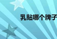 乳贴哪个牌子好（乳贴是什么）