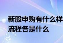 新股申购有什么样的流程 新股申购的条件和流程各是什么