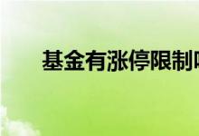 基金有涨停限制吗 基金涨停是几个点