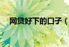 网贷好下的口子（大额网贷好过的口子）