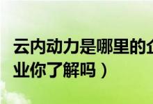 云内动力是哪里的企业（云内动力属于什么行业你了解吗）