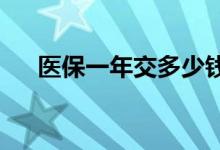 医保一年交多少钱2022 怎么申请报销 