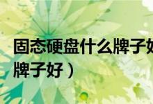 固态硬盘什么牌子好价格便宜（固态硬盘什么牌子好）