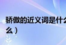 骄傲的近义词是什么三年级（骄傲的近义词什么）