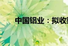 中国铝业：拟收购云铝股份19%股权