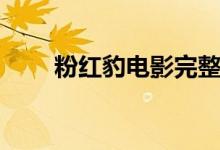 粉红豹电影完整版（粉红豹张惠春）