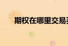 期权在哪里交易买卖 期权在哪里交易