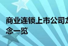 商业连锁上市公司龙头有哪些商业连锁股票概念一览