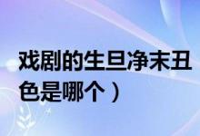 戏剧的生旦净末丑（戏曲生旦净末丑中女性角色是哪个）