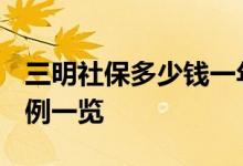 三明社保多少钱一年 2022年三明社保缴费比例一览 