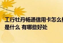 工行牡丹畅通信用卡怎么样 工行牡丹畅通信用卡的开卡条件是什么 有哪些好处