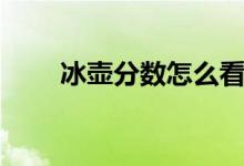 冰壶分数怎么看（冰壶分数怎么看）