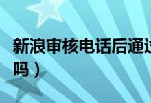 新浪审核电话后通过率（新浪有还审核容易过吗）