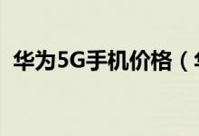 华为5G手机价格（华为折叠屏手机多少钱）