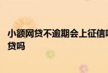 小额网贷不逾期会上征信吗 征信无逾期但是小贷多能申请网贷吗