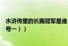 水浒传里的长跑冠军是谁（长跑冠军（打《水浒传》人物绰号一））