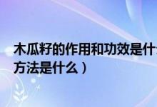 木瓜籽的作用和功效是什么（木瓜籽的功效与作用以及食用方法是什么）